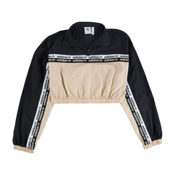 Adidas Jackets & Blazers - Adidas Womens Colorblock Cropped Jacket, Black, S, DM